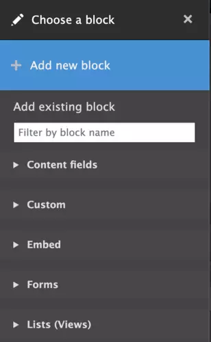Layout Builder Inline Block UX
