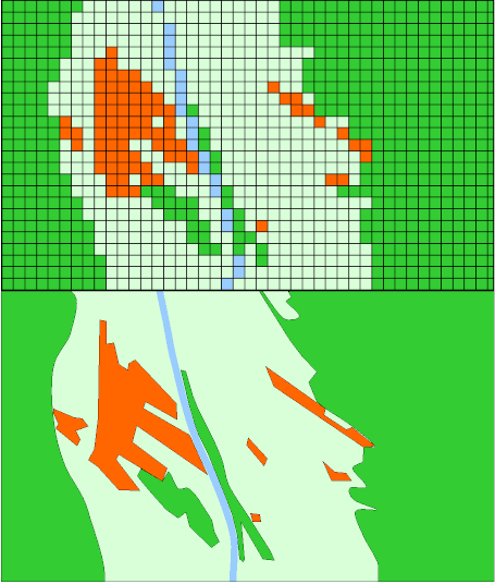 carte bitmap-vectorielle