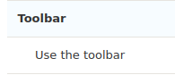 Drupal Toolbar permissions