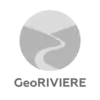 Logo GeoRivière gris