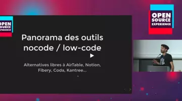 Conférence Vidéo Mathieu Dartigues outils nocode / low-code