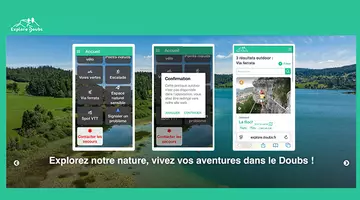 Encart Geotrek-Mobile Doubs : contenu outdoor