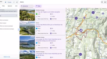 Constructeur Geotrek widget