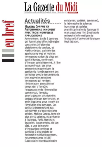 Article La Gazette du Midi