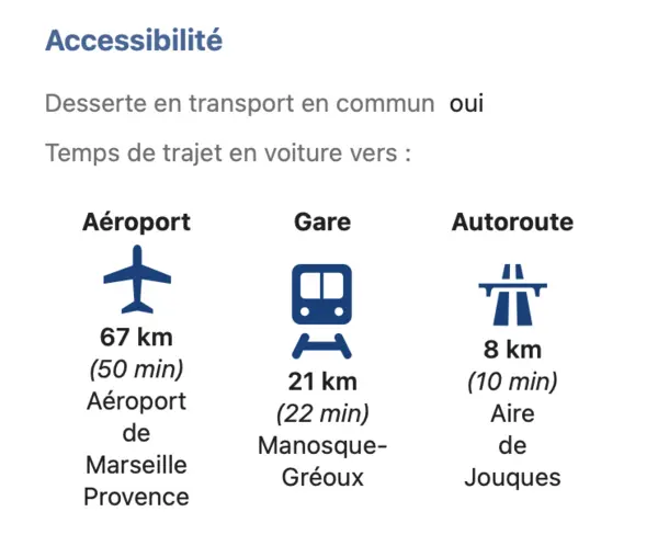 Extrait d'une mini-fiche sur SFE pr&eacute;sentant les indicateurs d'accessibilit&eacute; r&eacute;alis&eacute;s avec OSM