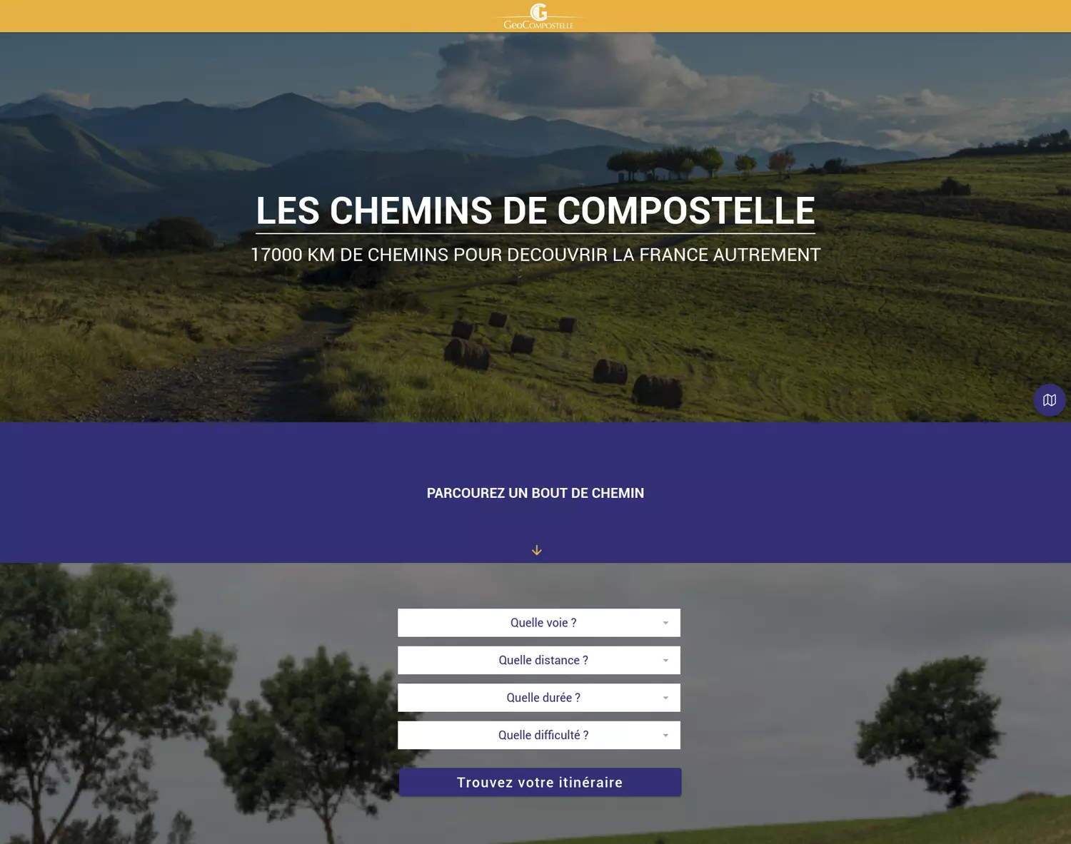 Les chemins de Geocompostelle