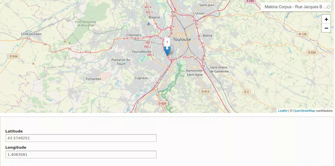 Geolocation Form Display