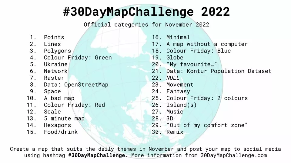 #DayMapChallenge