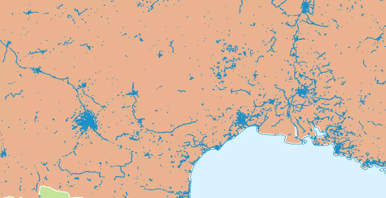 Capture d'écran d'une portail de la carte générée avec ce tutoriel.