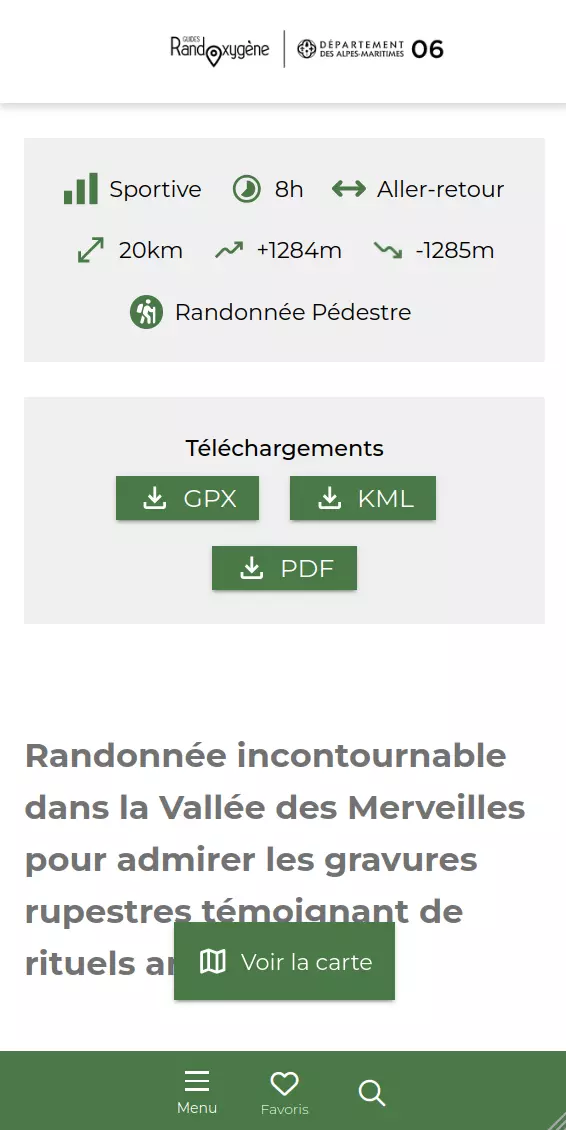 Widget Randoxygène mobile 2