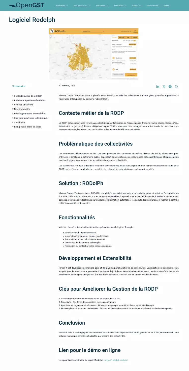 Open GST article Logiciel Rodolph