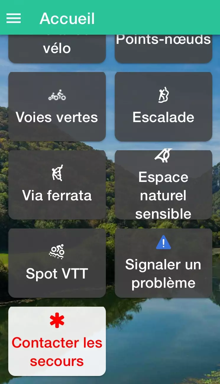Accueil mobile