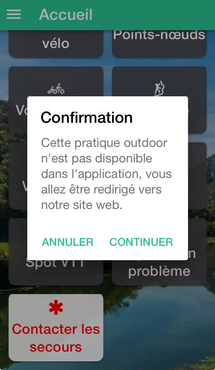 Redirection outdoor mobile